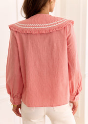 Blouse vichy rouge
