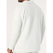 Ensemble chemise et pantalon blanc — vue portée de dos