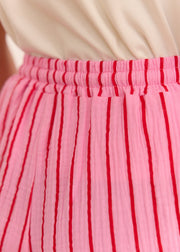 Pantalon gaze rayé