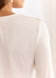 T-shirt écru Justine