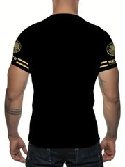 T-shirt noir imprimé Mexico — vue portée de dos