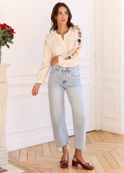 Jean boy en denim clair