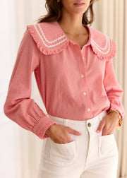 Blouse vichy rouge