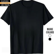 T-shirt imprimé anime noir — pièce isolée, vue de face