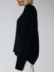 Pull oversize tricoté