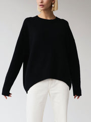 Pull oversize tricoté