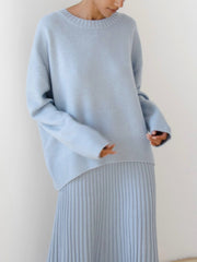 Pull oversize tricoté