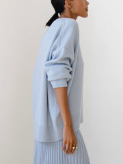 Pull oversize tricoté