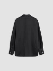 Chemise oversize col polo