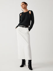 Pull à découpes