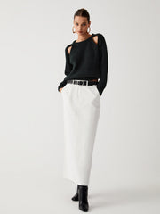 Pull à découpes