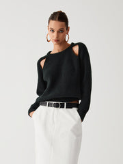 Pull à découpes