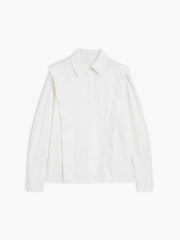 Chemise oversize boutonnée coton