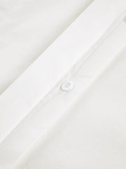 Chemise oversize boutonnée coton