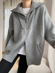 Cardigan col ouvert oversize