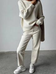 Pull tricot coton