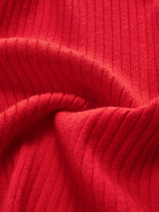 Cardigan volanté boutonné manches longues