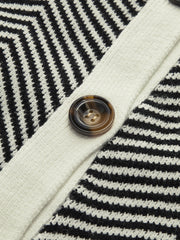 Cardigan chevron oversize