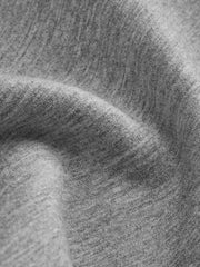 Sweat court gris à zip