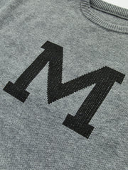 Pull ample imprimé lettrage