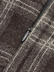 Jupe mini carreaux tweed