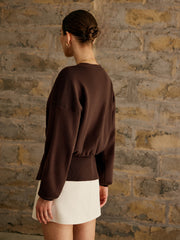 Cardigan boutons dorés