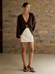 Cardigan boutons dorés