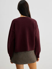 Pull manches lanterne nœud velours