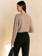 Pull col détendu