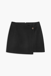 Jupe taille haute boutonnée tweed