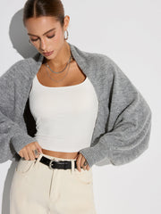 Cardigan oversize manches chauve-souris