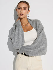 Cardigan oversize manches chauve-souris