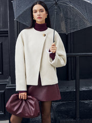 Jupe mini cuir synthétique ajustée
