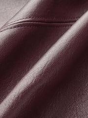 Jupe mini cuir synthétique ajustée