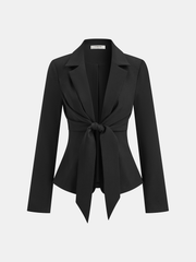 Blazer à nouer devant