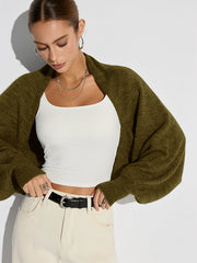 Cardigan oversize manches chauve-souris