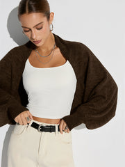 Cardigan oversize manches chauve-souris