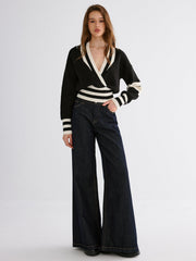 Pull rayé casual