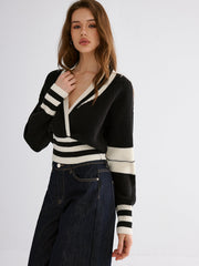 Pull rayé casual