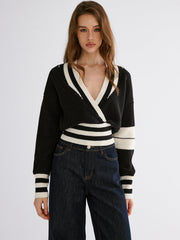 Pull rayé casual