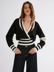 Pull rayé casual