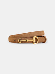 Ceinture fine boucle effet daim