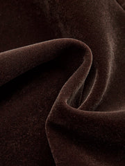 Blazer velours à bouton métal
