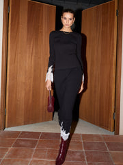 Ensemble pull et jupe maxi