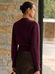Pull manches longues détail mors