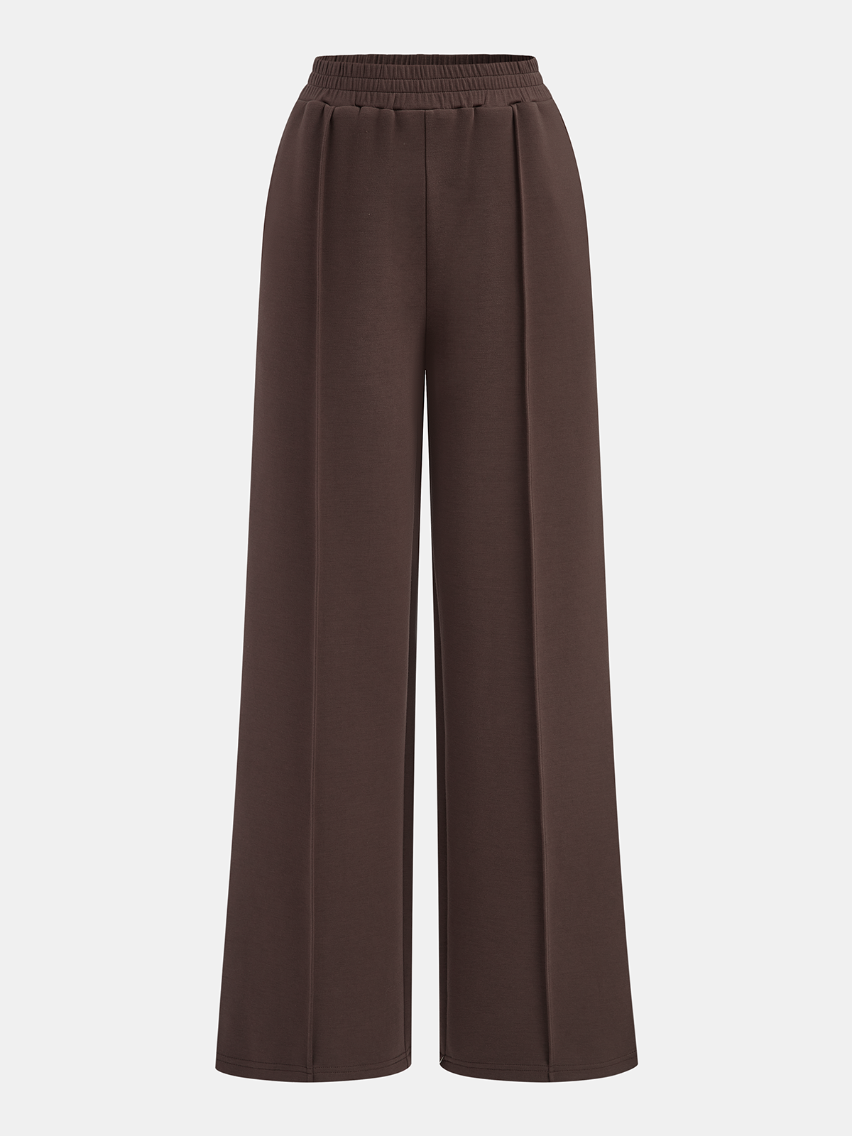 Pantalon de jogging brun ample, pièce seule, vue de face