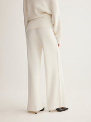 Ensemble pull asymétrique pantalon large