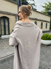 Ensemble tricot bustier cardigan pantalon