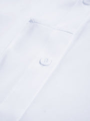Chemise longue semi-transparente à nouer