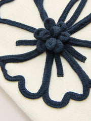 Pull sans manches fleurs 3D